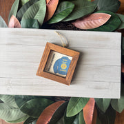 FFA Ornament Gift | Advisor | Officer | Proud Member | Alumni | Wood Frame, 4 x 4 Canvas Print Blue Jacket Official Dress, Affinity Licensed