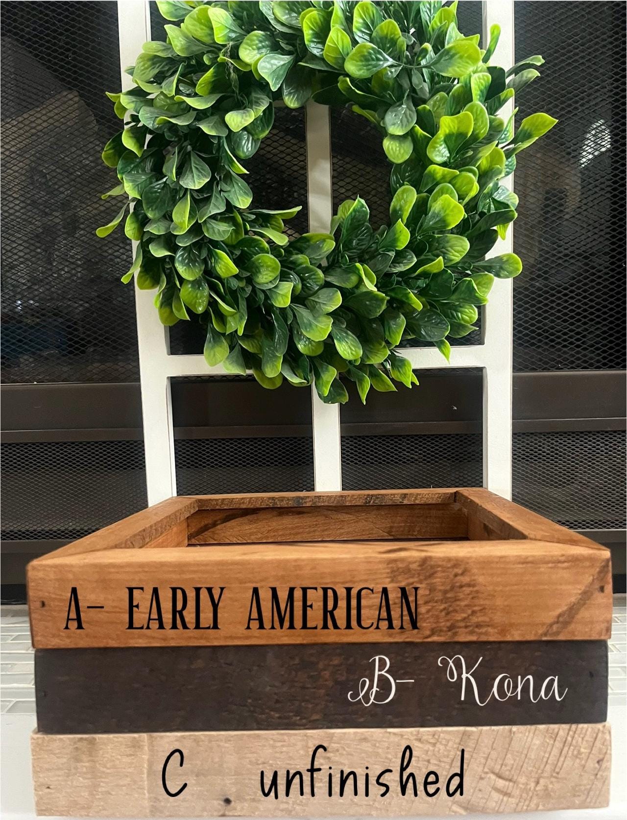 Reclaimed Wood Canvas Print: No Crisis This Week, Floral Office Decor