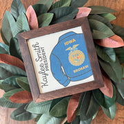FFA Officer Gift | Reclaimed Wood Frame, Canvas Print Blue Jacket Official Dress, Affinity Licensed